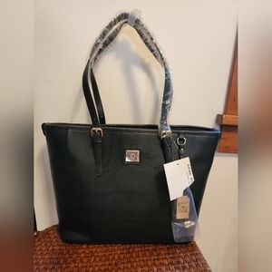 Anne Klein Black Tote purse. Brand new